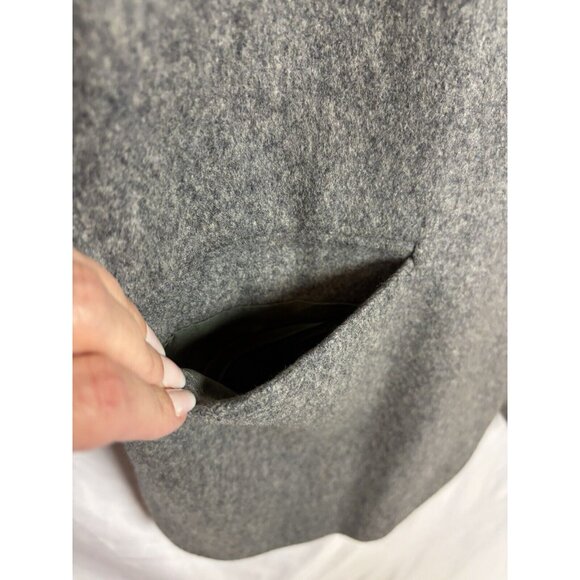 LL Bean Wool Blazer Suit Jacket Gray Woman's Size 18R - Picture 10 of 14